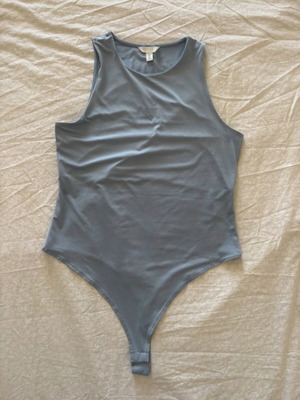 H&M Blue Bodysuit used, size L