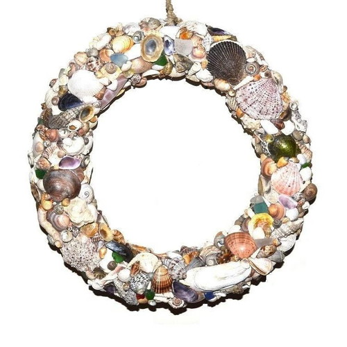 Seashell decorative wreath new