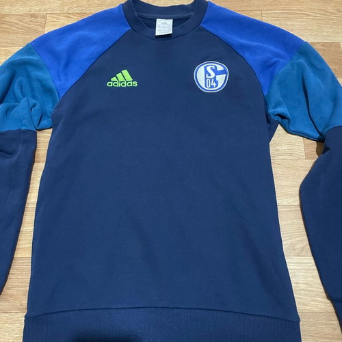 Adidas Schalke 04 Mens Long Sleeve Jersey like new, size S