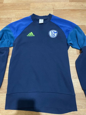 Adidas Schalke 04 ανδρική μπλούζα μακρυμάνικη σαν καινούργια, μέγεθος S