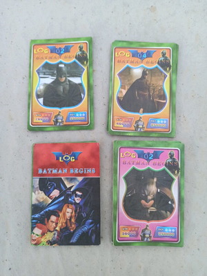 Batman Begins 2006 cards used