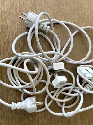 Power extension cables for Apple power adapters, pack of 5, used