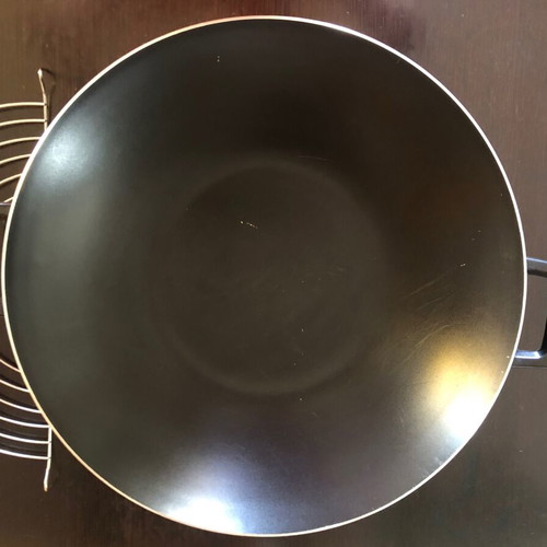 Philips electric wok pan used with free Nicer Dicer vegetable cutter