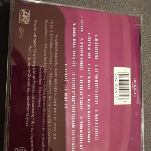 Bette Midler Greatest Hits CD used, excellent condition