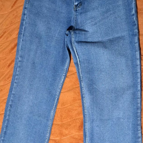 Jeans pants bell-bottom size XL like new, blue
