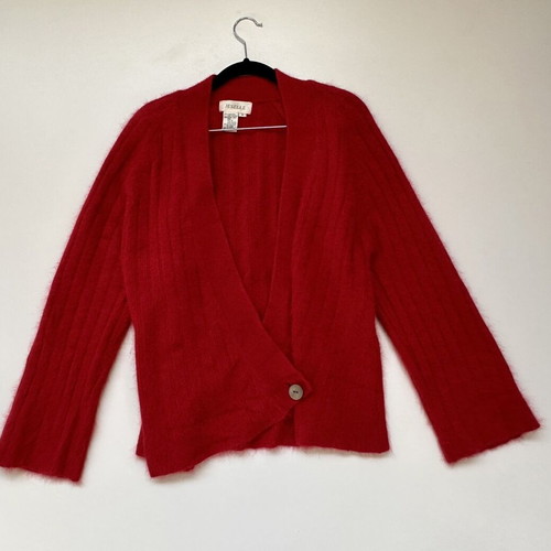 Jeselle Mohair and Wool Blend Cardigan Hug Me Style, like new, size S, red