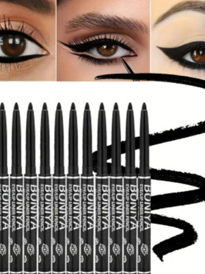 Waterproof eye pencil new, pack of 12 pieces