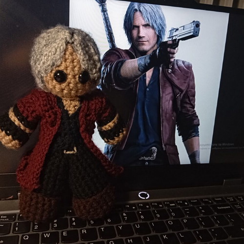Dante Sparda Crochet Plushie new from Devil May Cry