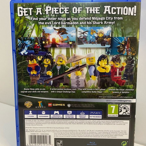 LEGO The Ninjago Movie Videogame used for PlayStation 4