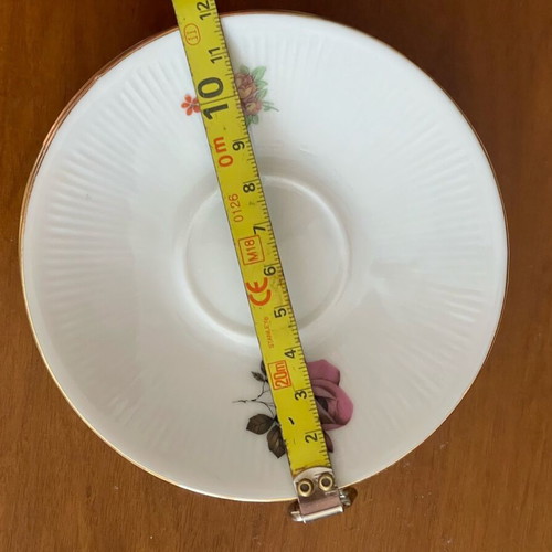 Antique dessert plates, fine German porcelain, like new, set of 5