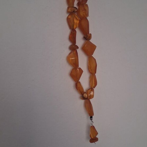 Amber Worry Beads like new, transparent, large proportional beads