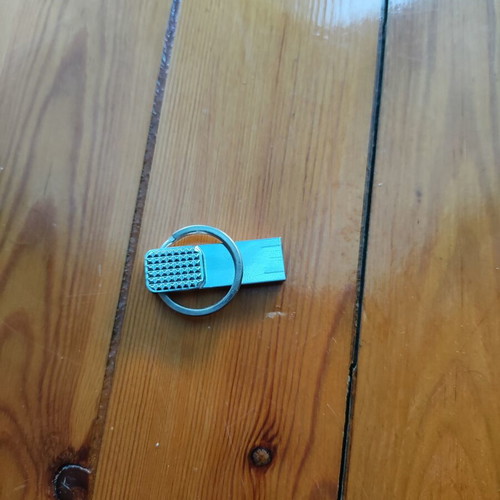 Turbo-X USB Stick 32GB USB 3.0 used, metal with keyring