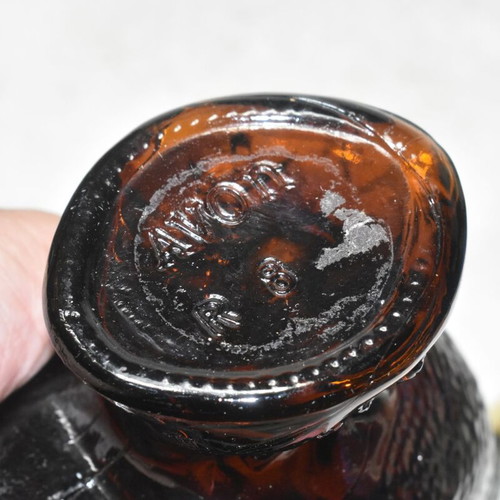 Avon Pheasant After Shave Glass Bottle used, vintage decorative