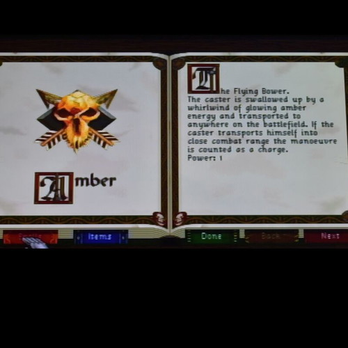 Warhammer: Shadow of the Horned Rat PS1 game used, strategy