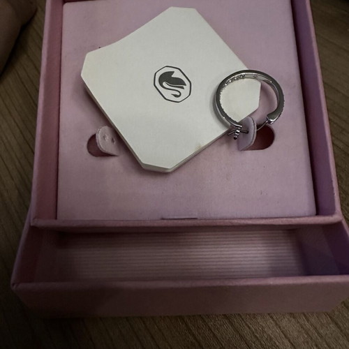 Swarovski silver earring new with crystals