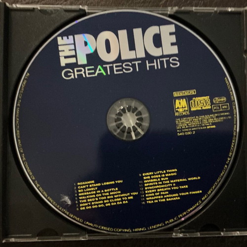 The Police Greatest Hits album used