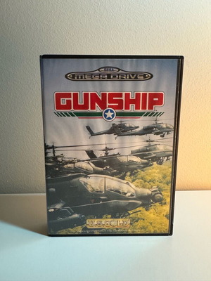 Sega Mega Drive Gunship παιχνίδι σαν καινούργιο, πλήρες με εγχειρίδιο