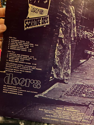 The Doors Strange Days LP used, Greek EMI 25 edition