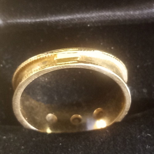 Women's gold ring and bracelet set 14k with rubies, emeralds, sapphires, like new