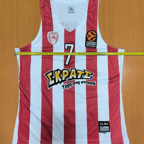 Olympiacos Basketball Kids' Spanoulis Jersey for 10 Years Like New