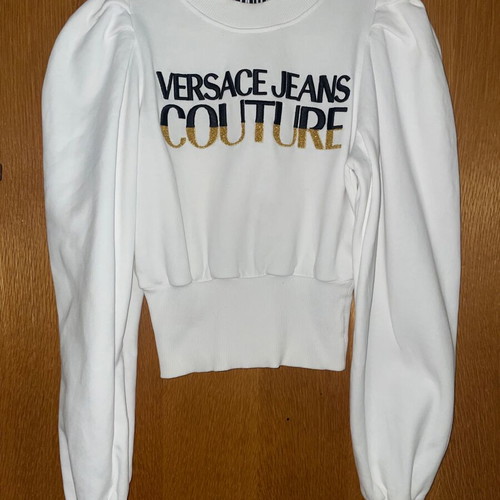 Versace Jeans Couture sweatshirt with puffed sleeves, like new, XS
