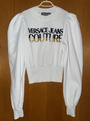 Versace Jeans Couture sweatshirt with puffed sleeves, like new, XS