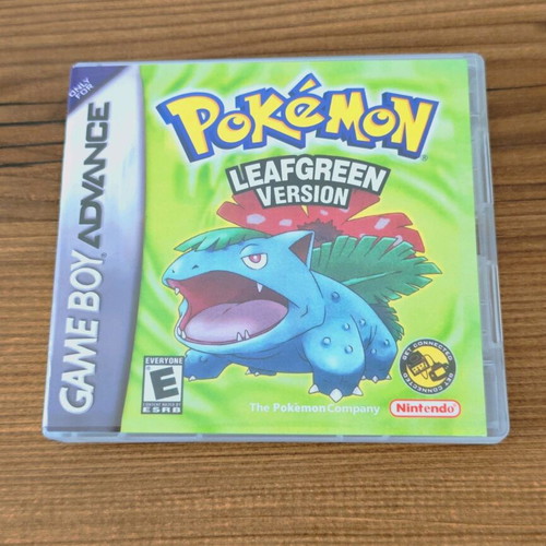 Pokemon Leafgreen Proxy Gameboy Advance like new with case