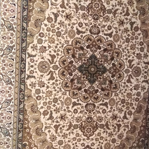 Rug 2x3 new with earthy colors and antistatic threads