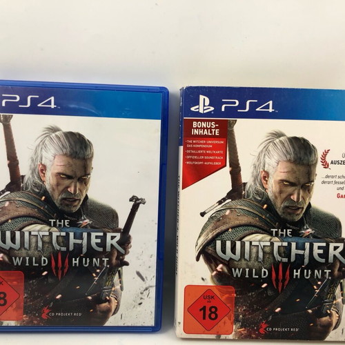 The Witcher 3 Wild Hunt PlayStation 4 used collector box set