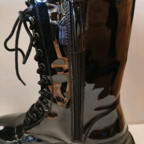 Αρβυλάκια λουστρίν Bershka με ενισχυμένη chunky σόλα, νούμερο 41, σε άριστη κατάσταση