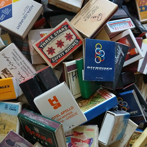 Match collection used, 360 pieces, rare boxes