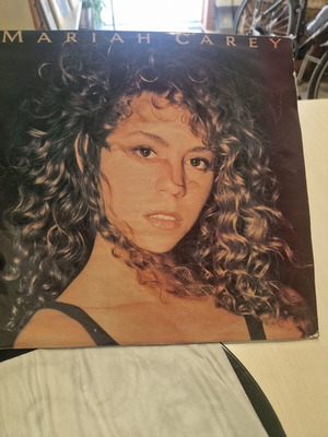 Винил LP на дебютния албум на Mariah Carey употребяван, първо издание 1990