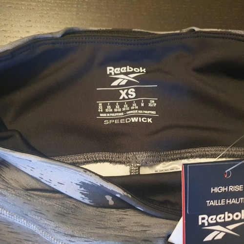 Reebok Id Train Camo women's leggings new, size XS
