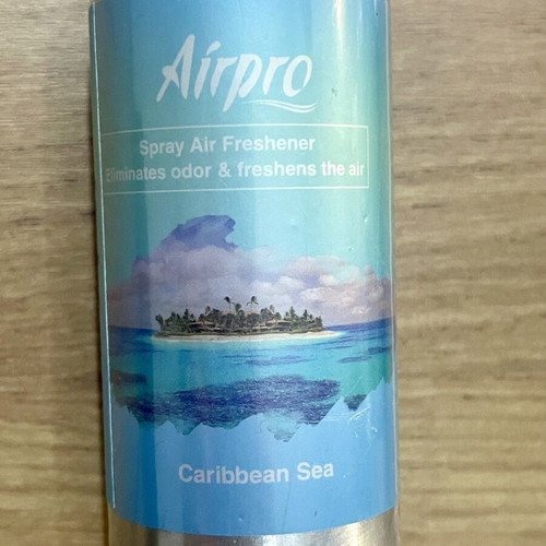 Airpro car air freshener sprays, Caribbean Sea and Paradise, 90ml each