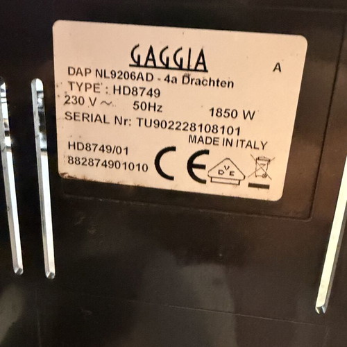 Gaggia Naviglio Espresso Machine like new, fully automatic, 2 cups