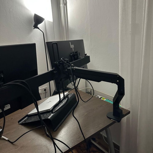 Filex Chicago Duo Monitor Arm like new, dual screen stand