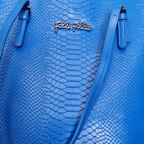Folli Follie leather shoulder bag new, blue