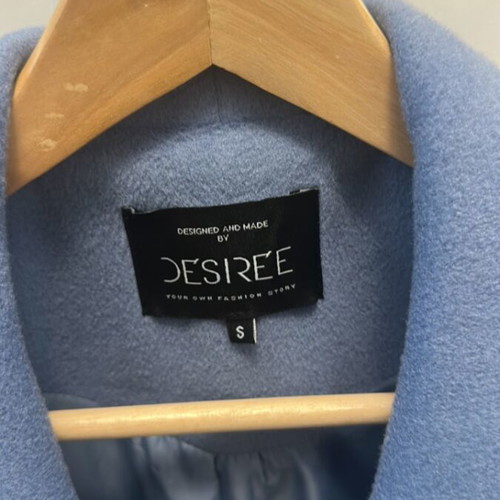 Desiree blue-gray coat like new, size S