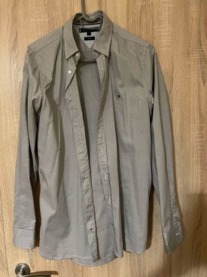 Tommy Hilfiger shirt like new, gray, size S