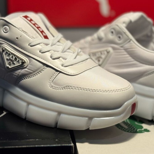 Prada shoes for men new, casual, white, size 40-44