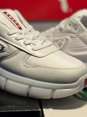 Prada shoes for men new, casual, white, size 40-44