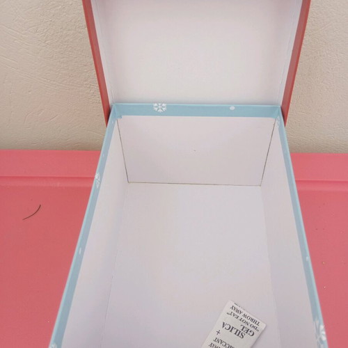 Christmas box new made of hard pressed paper