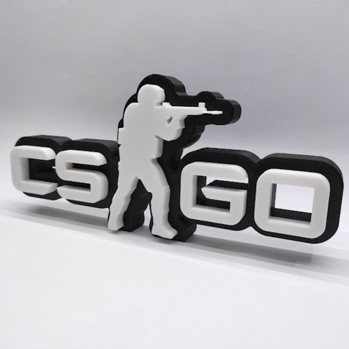 CS:GO decorative logo 3D print new