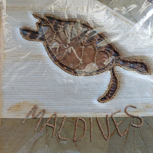 Photo album from Maldives unused, made of natural materials