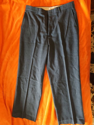 Summer men's pants size 44 like new, gray blue