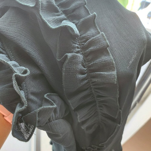 Zara blouse size M, dark cypress, like new