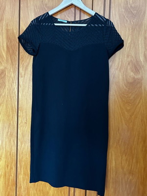 Summer dress like new, black, size small with transparency