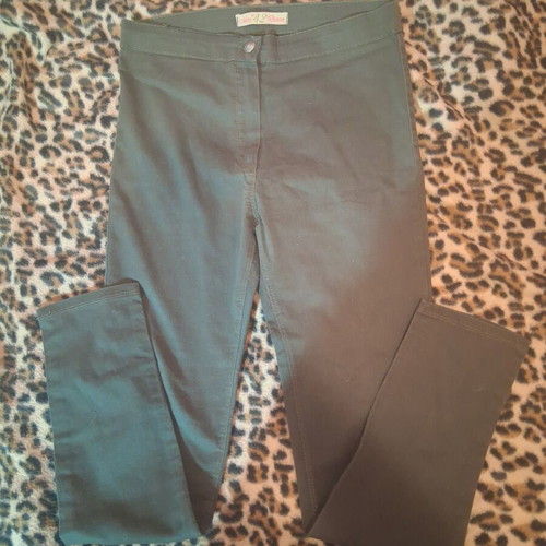 Women's elastic denim skinny fit pants small, khaki, like new