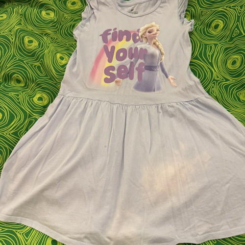 Frozen sea dress for girls used, blue, H&M