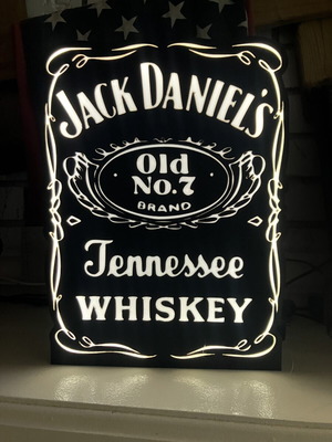 Jack Daniel’s Lightbox LED decorative lamp new